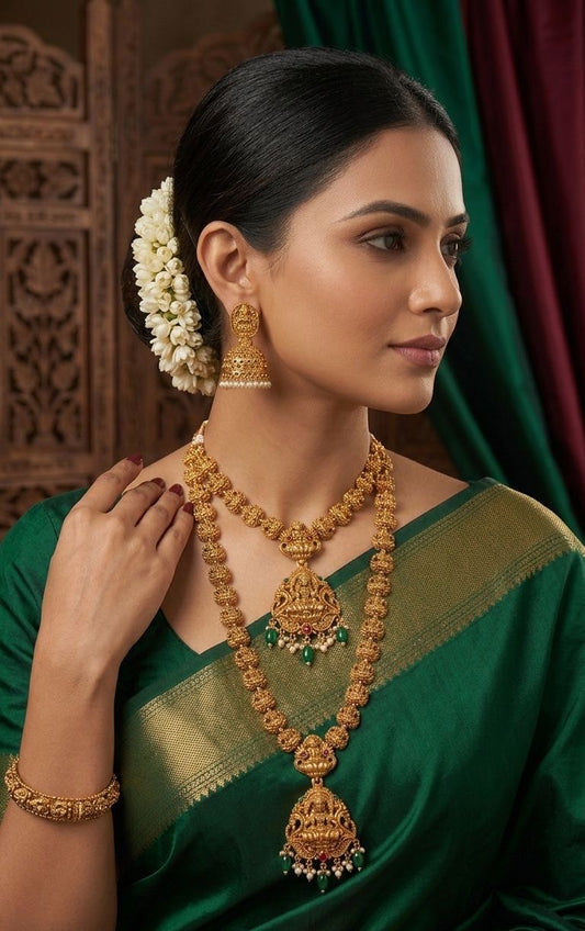 ANTIQUE GOLD TEMPLE JEWELLERY