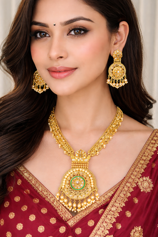 Royal Heritage Kundan Necklace Set