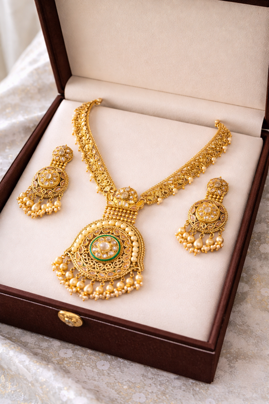 Royal Heritage Kundan Necklace Set